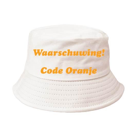 Bucket Hat - Waarschuwing Code Oranje